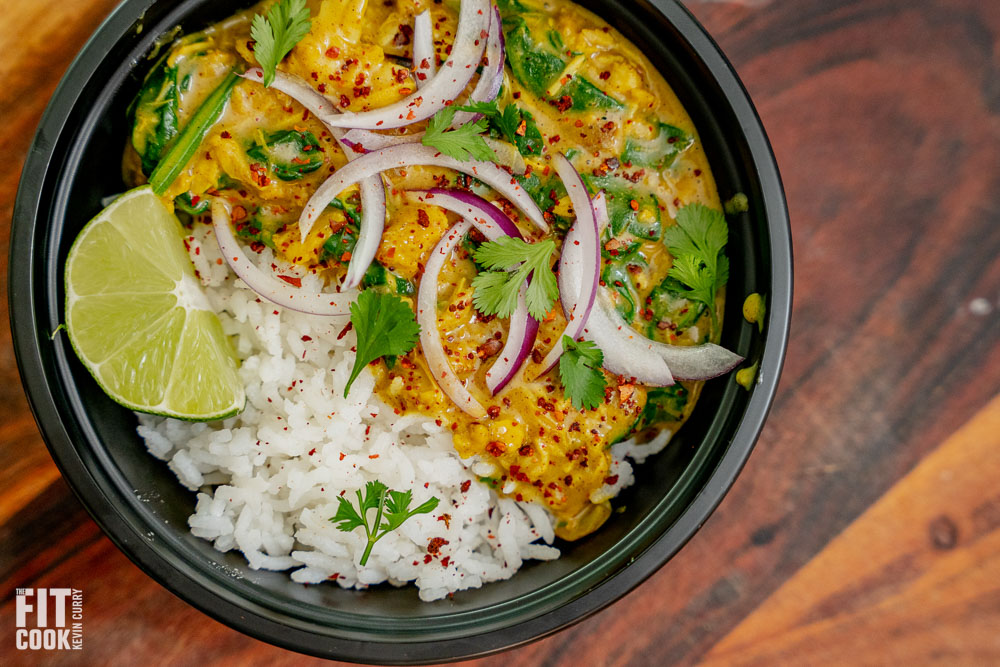 Canned Chicken Curry Bowl Recipe