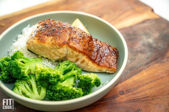 Dijon Crusted Salmon Recipe - 3 ingredients