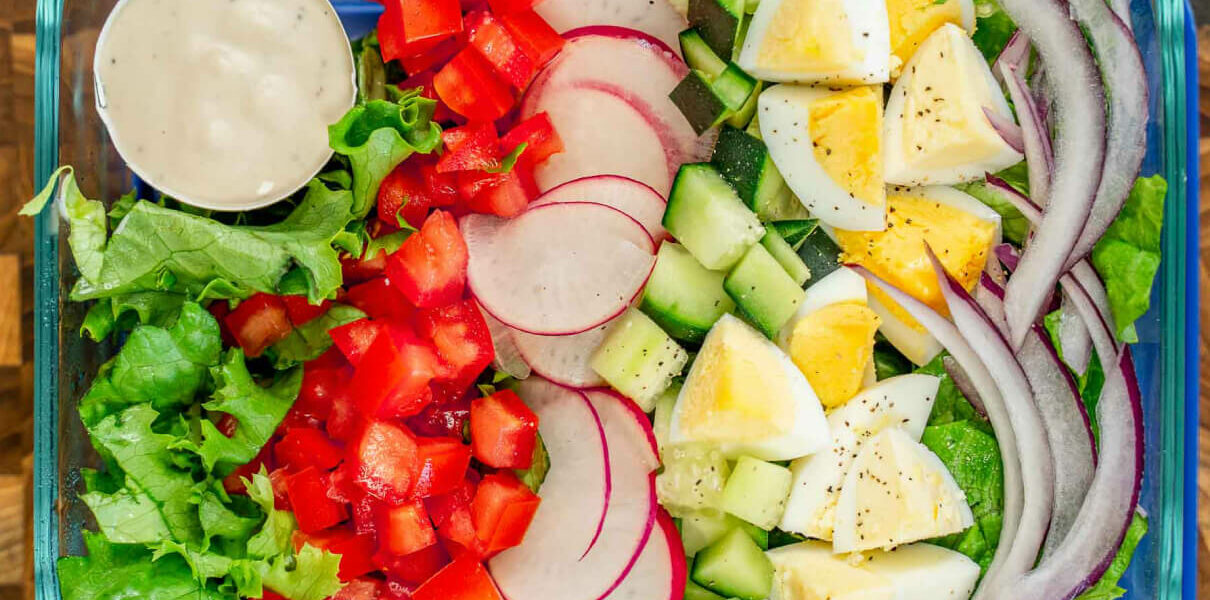 how to meal prep salads