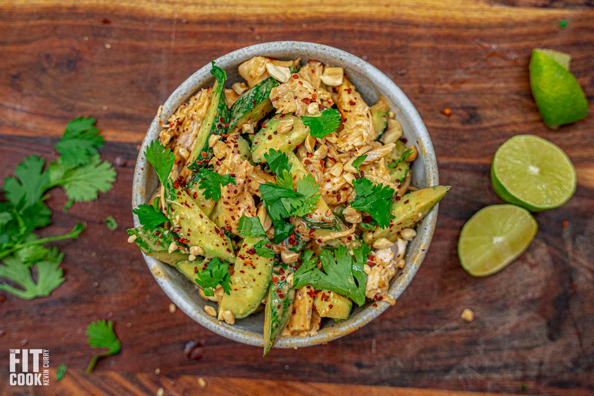 Peanut Cucumber Salad - No Cook Recipe