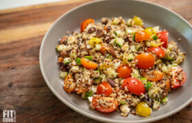 Quinoa Mediterranean Salad - 5 Ingredient Recipe